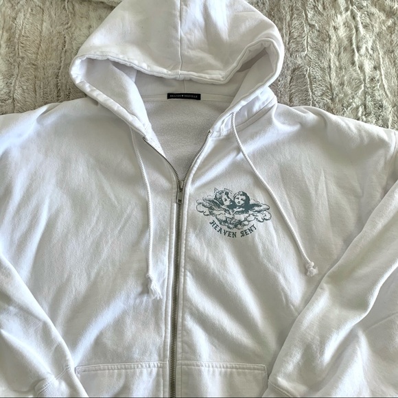 heaven sent moletom com capuz brandy melville